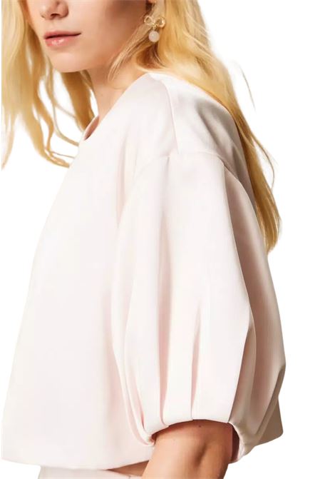 Giacca cropped in duchesse TWINSET | 261TP241000570