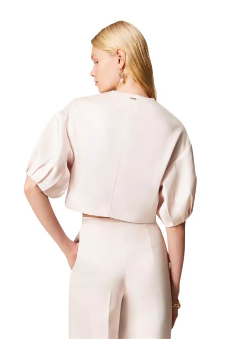 Giacca cropped in duchesse TWINSET | 261TP241000570