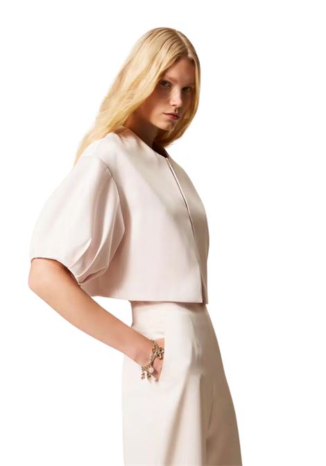 Giacca cropped in duchesse TWINSET | 261TP241000570