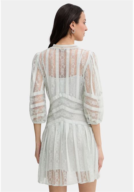 Abito corto in pizzo a righe TWINSET | 261TP254313162