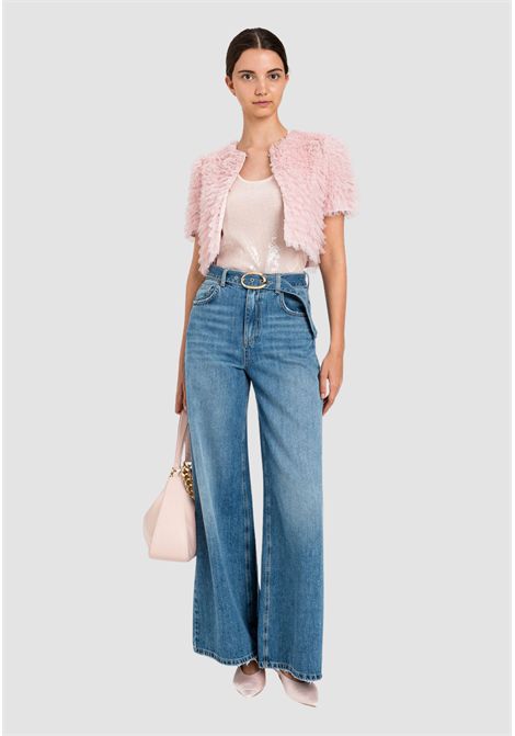 Jeans Twinset wide leg a vita alta TWINSET | 261TP271003498