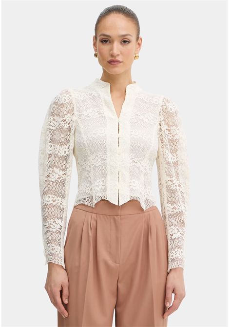 Camicia Twinset in viscosa con inserti in pizzo TWINSET | 261TP290200059