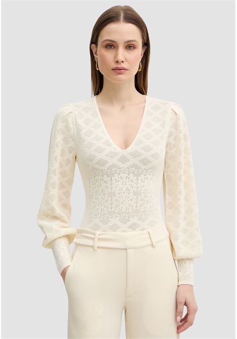 Body in maglia con disegno floreale TWINSET | 261TP326100059