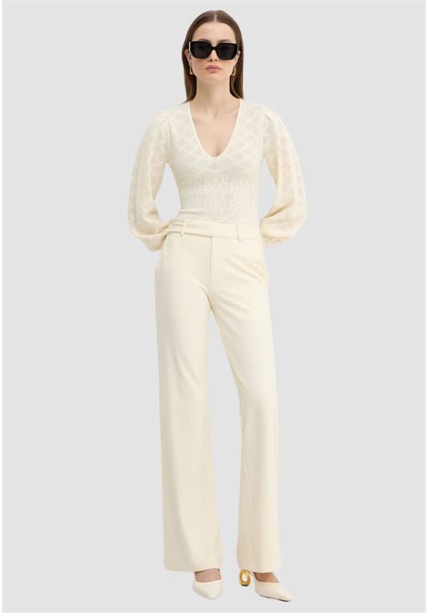 Body in maglia con disegno floreale TWINSET | 261TP326100059