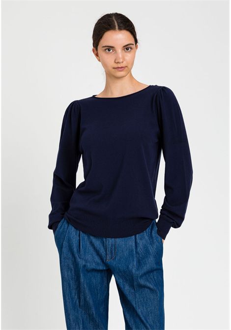 Maglia Twinset con scollo a barca e dettaglio gioiello TWINSET | 261TP332313172