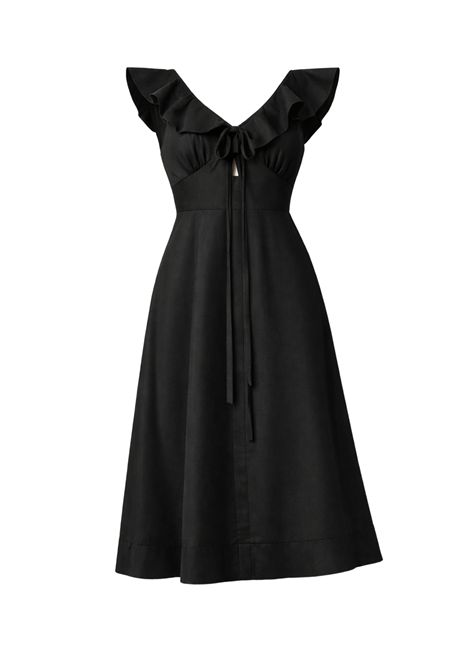 Twinset Milano  Abito longuette in popeline con volant TWINSET | 261TT221200006