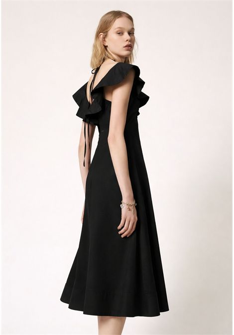 Twinset Milano  Abito longuette in popeline con volant TWINSET | 261TT221200006