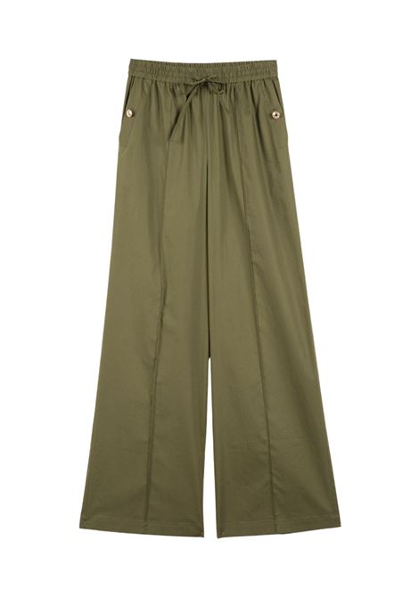 Pantalone wide leg in cotone stretch TWINSET | 261TT223112117