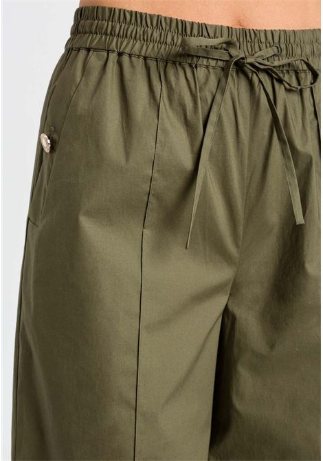 Pantalone wide leg in cotone stretch TWINSET | 261TT223112117