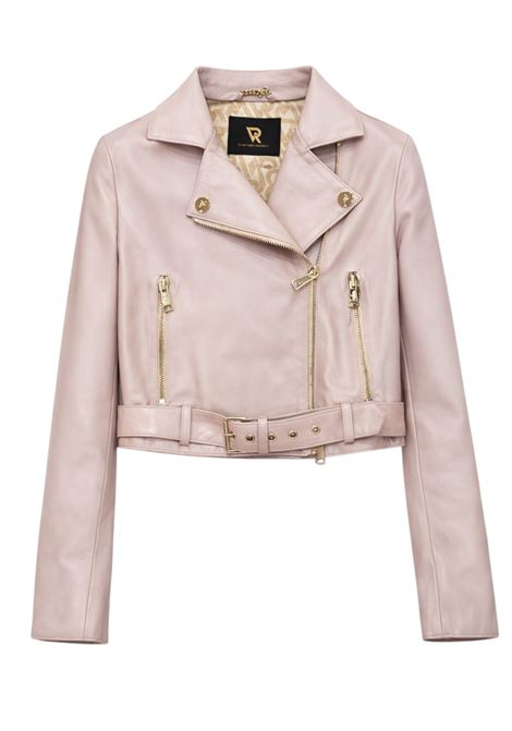 Victoria Riviera  Giacca biker corta in vera pelle Victoria Rivera | DRUSILLAROSA