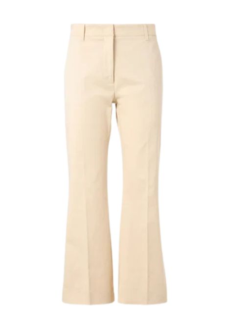 Weekend Max Mara  Pantalone dritto svasato in cotone Weekend Max Mara | BOSSO002