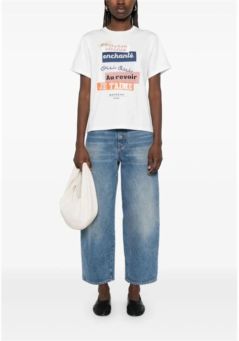 T-shirt con stampa grafica Weekend Max Mara | CABINA008