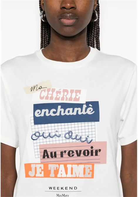 T-shirt con stampa grafica Weekend Max Mara | CABINA008