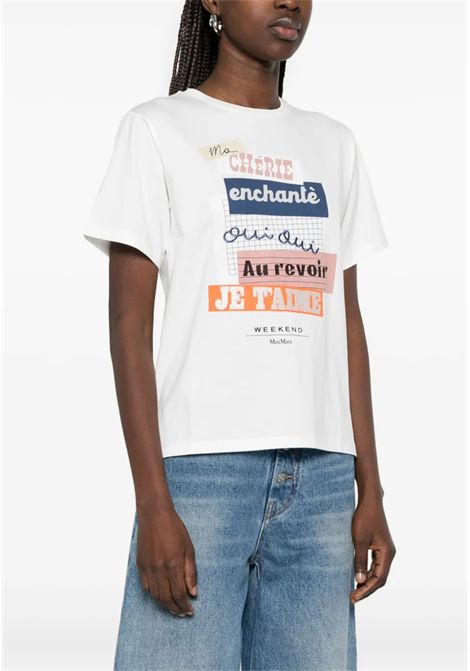 T-shirt con stampa grafica Weekend Max Mara | CABINA008