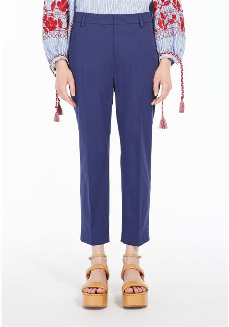 Weekend Max Mara  Pantaloni in gabardine di cotone stretch Weekend Max Mara | CECCO015