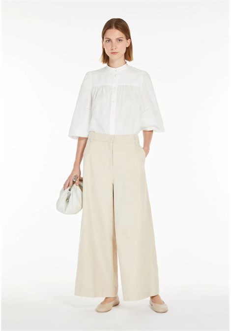 Weekend Max Mara  Pantaloni ampi in cotone Weekend Max Mara | DISCO001