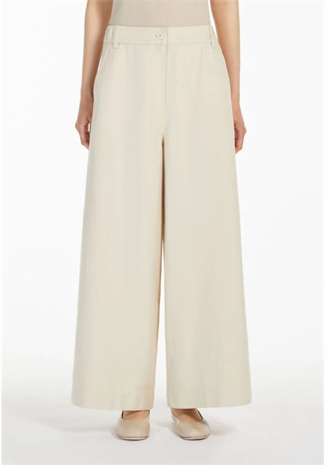 Weekend Max Mara  Pantaloni ampi in cotone Weekend Max Mara | DISCO001