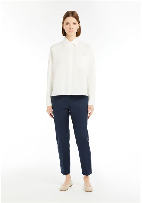 Weekend Max Mara  Pantaloni dritti in cotone stretch Weekend Max Mara | VITE029