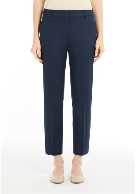 Weekend Max Mara  Pantaloni dritti in cotone stretch Weekend Max Mara | VITE029