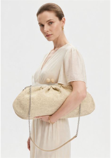 Weekend Max Mara Pasticcino Bag Large Effetto Rafia Weekend Max Mara | WKANABARRO050