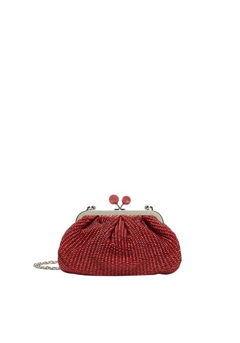 Weekend Max Mara  Pasticcino Bag Small effetto rafia Weekend Max Mara | WKAPALMAS054