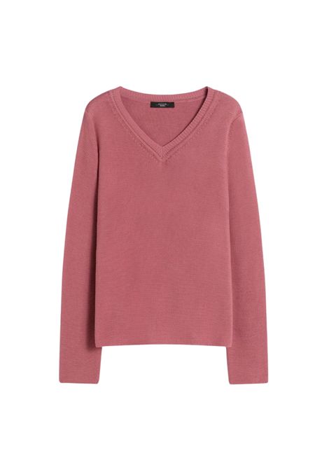 Maglia boxy in cotone - ROSA ANTICO Weekend Max Mara | WKDAGO003