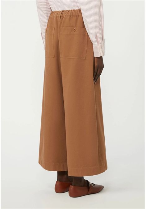 Pantalone in drill di cotone - CUOIO Weekend Max Mara | WKDARIETE002