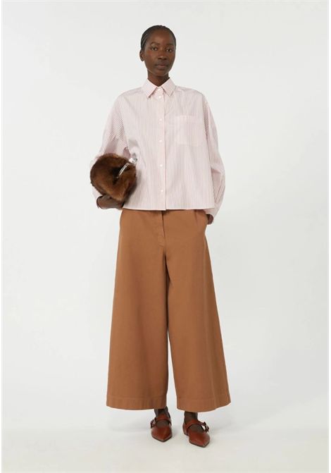 Pantalone in drill di cotone - CUOIO Weekend Max Mara | WKDARIETE002