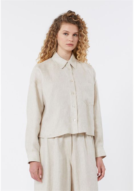 Max Mara  Giacca crop in lino Weekend Max Mara | WKDCAPO03