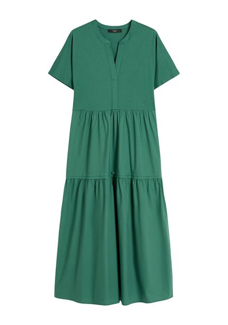 Weekend Max Mara  Abito midi in cotone con balza Weekend Max Mara | WKDCAPSULA010