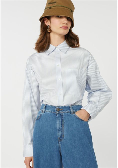 Weekend Max Mara  Camicia crop in popeline di puro cotone Weekend Max Mara | WKDEDEN034