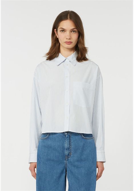 Weekend Max Mara  Camicia crop in popeline di puro cotone Weekend Max Mara | WKDEDEN034