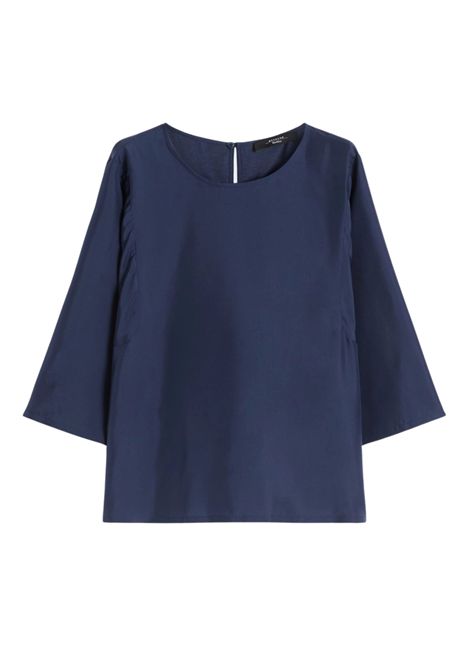 Weekend Max Mara  Blusa in habotai di seta e jersey Weekend Max Mara | WKDFASTOSO05