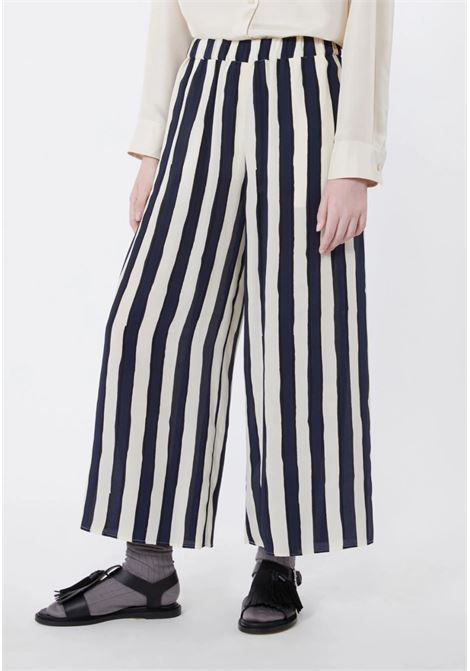 Pantalone in crêpe de Chine stampata - BLU Weekend Max Mara | WKDNIRVANA012