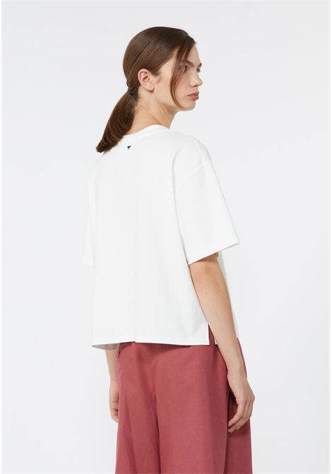 Weekend Max Mara  T-shirt in jersey interlock di puro cotone con ricamo Weekend Max Mara | WKDSABATO002