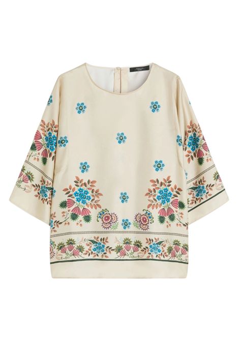 Weekend Max Mara  Blusa in twill di seta stampata Weekend Max Mara | WKDSAMBA001
