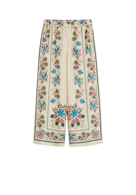 Weekend Max Mara  Pantalone in twill di seta stampata Weekend Max Mara | WKDSNACK001