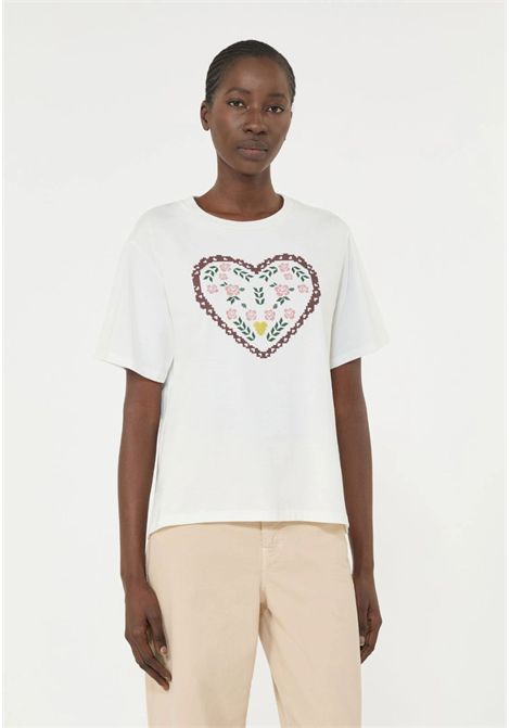 T-shirt in Cotone Biologico con Stampa Grafica Weekend Max Mara | WKDTENUE001