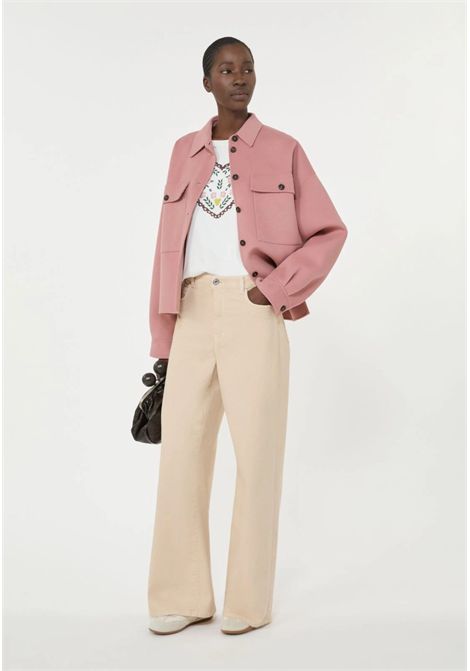 T-shirt in Cotone Biologico con Stampa Grafica Weekend Max Mara | WKDTENUE001