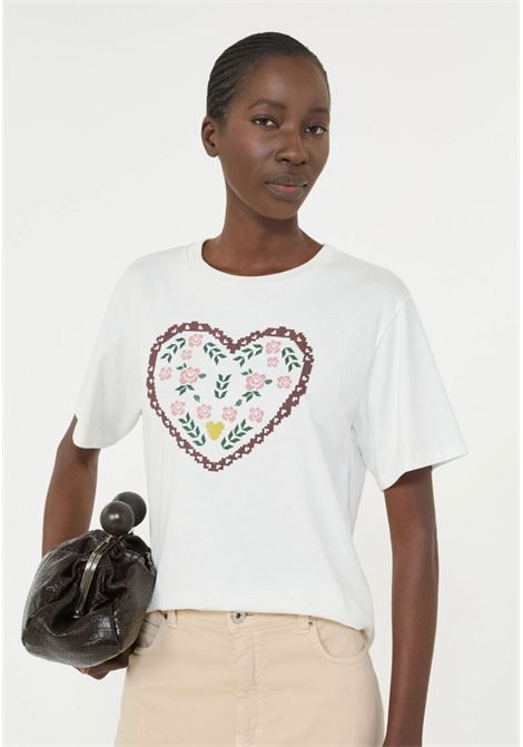 T-shirt in Cotone Biologico con Stampa Grafica Weekend Max Mara | WKDTENUE001