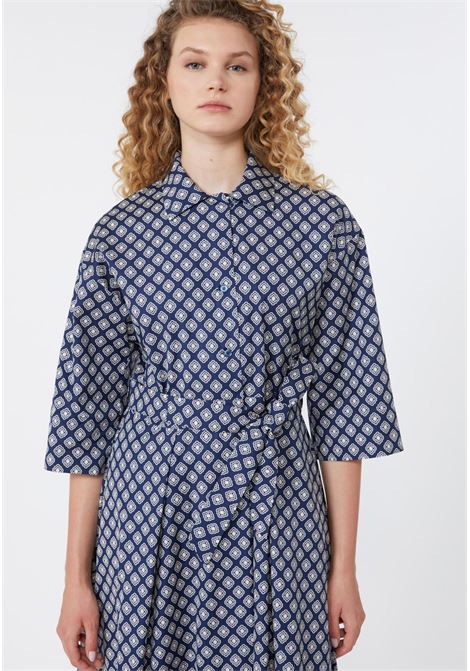 Weekend Max Mara  Abito chemisier in popeline di cotone stampato Weekend Max Mara | WKDUNIGENO007