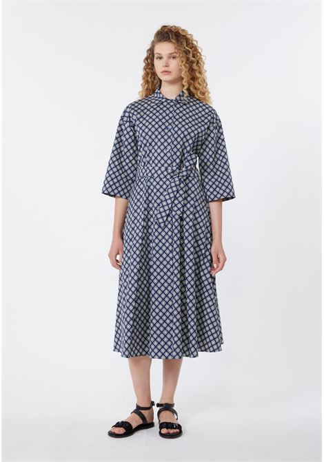 Weekend Max Mara  Abito chemisier in popeline di cotone stampato Weekend Max Mara | WKDUNIGENO007