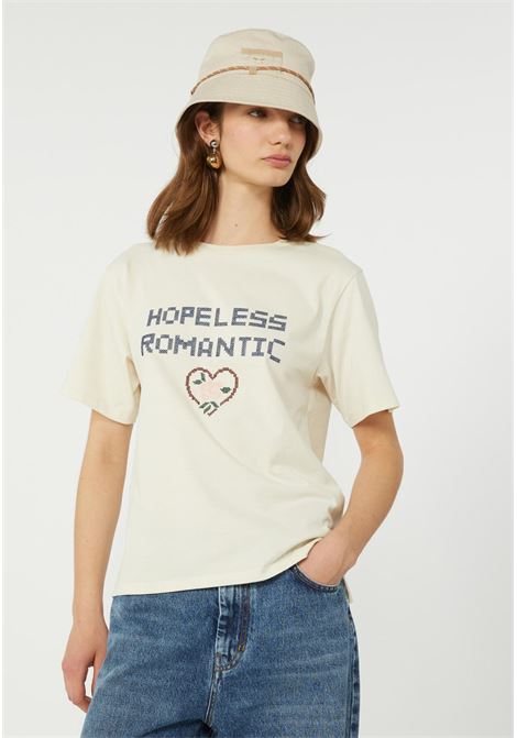 Weekend Max Mara  T-shirt in jersey di cotone con ricami Weekend Max Mara | WKDWEST005