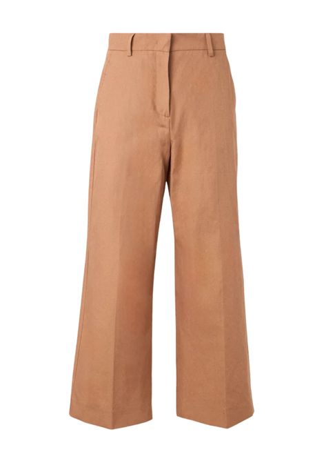 Weekend Max Mara  Pantaloni culotte in cotone e lino Weekend Max Mara | ZIRCONE011