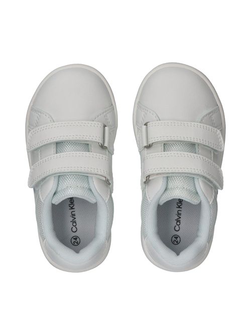 Sneaker doppio strappo CALVIN KLEIN | 83279BIANCO