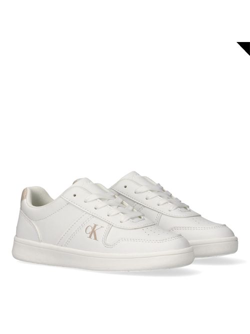 Sneakers bianche Ck CALVIN KLEIN | 83288BIANCO BEIGE