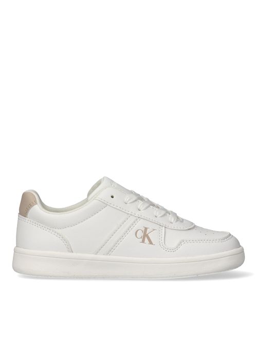 Sneakers bianche Ck CALVIN KLEIN | 83288BIANCO BEIGE
