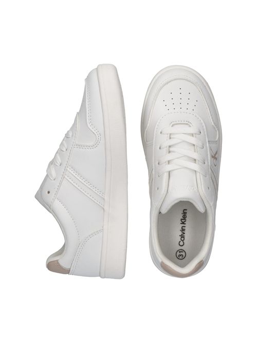 Sneakers bianche Ck CALVIN KLEIN | 83288BIANCO BEIGE