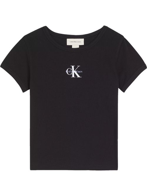T-shirt nera logo CALVIN KLEIN | CKSJB11GTBEH