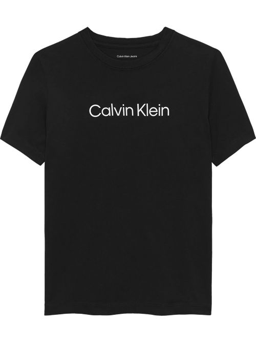 T-shirt nera logo CALVIN KLEIN | IU00682BEH